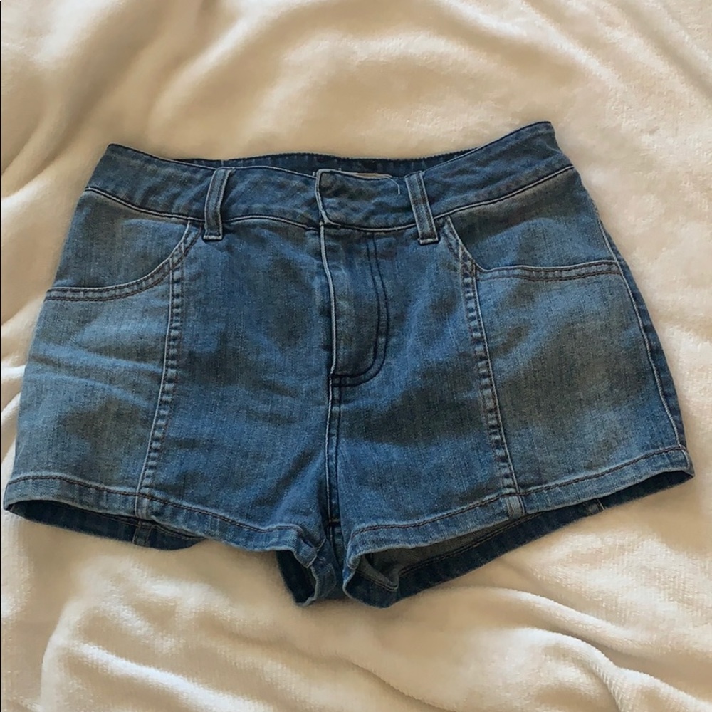 size 27 free people jean shorts